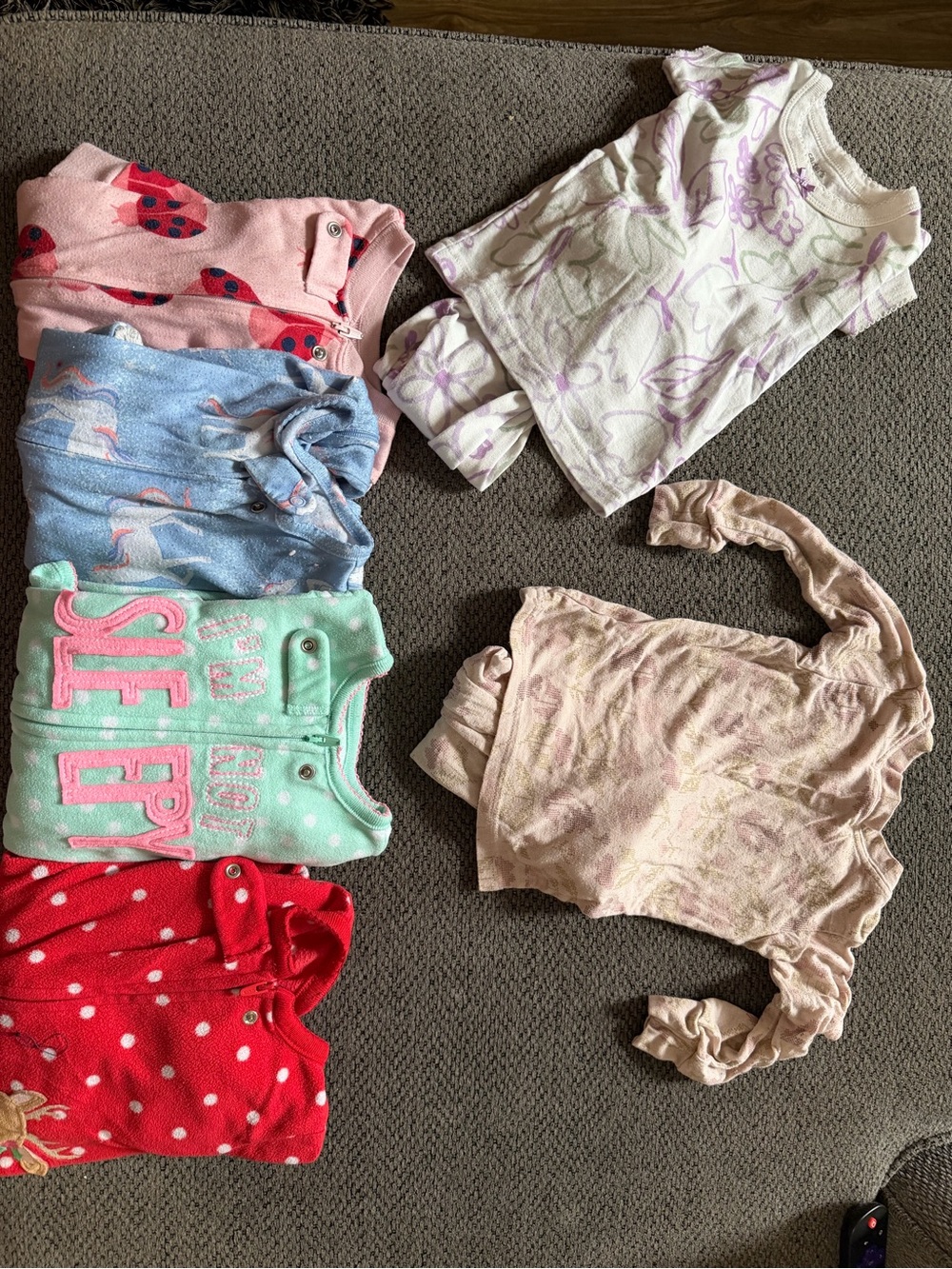 12 month girl pajamas
